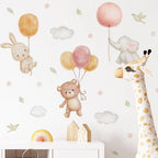  Bear Balloon Wall Stickers for Kids Room