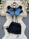 Sexy Uniform Lingerie Set Women'S Underwear Sexy Lingerie Outfit Bra Sexy Set Lingerie Exotic Play Uniform Underwear Set
