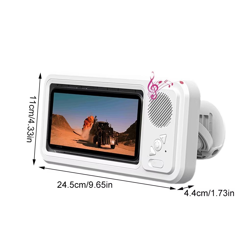 Waterproof Phone Holder with Bluetooth Speaker 