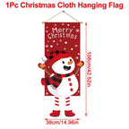 Christmas Hanging Flag Merry Christmas Decorations 