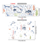  Ocean Animal Wall Stickers 