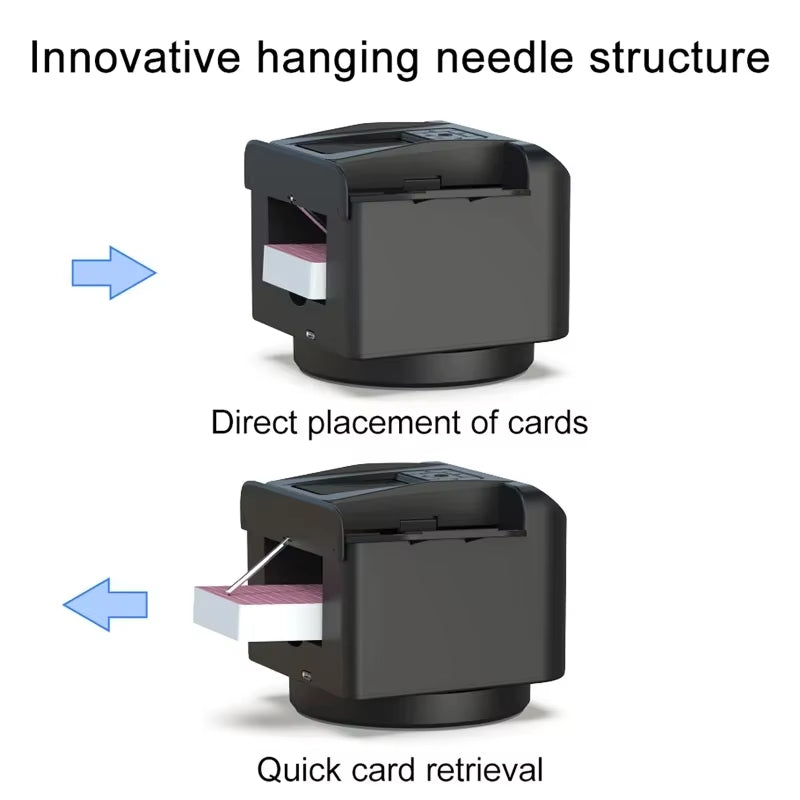 360° Rotating Automatic Card Shuffle Dealer 
