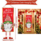 Christmas Hanging Flag Merry Christmas Decorations 