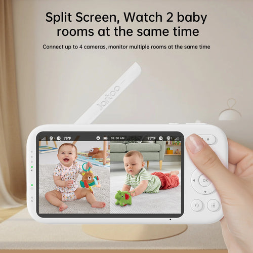 2K Video Baby Monitor with 2 Cameras 