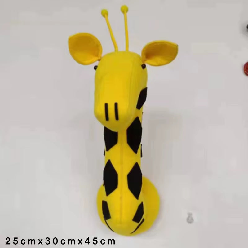 Felt Animal Head Wall Decor Kids
