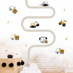 Urban Build Car Wall Stickers 
