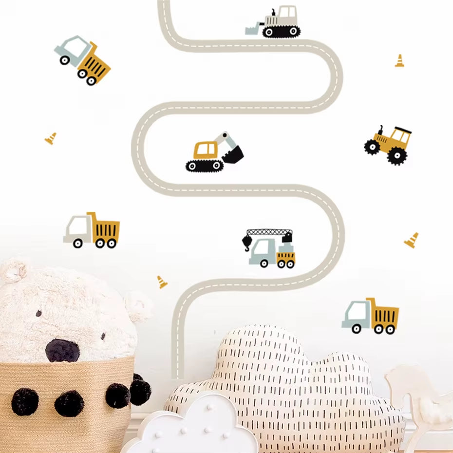 Urban Build Car Wall Stickers 
