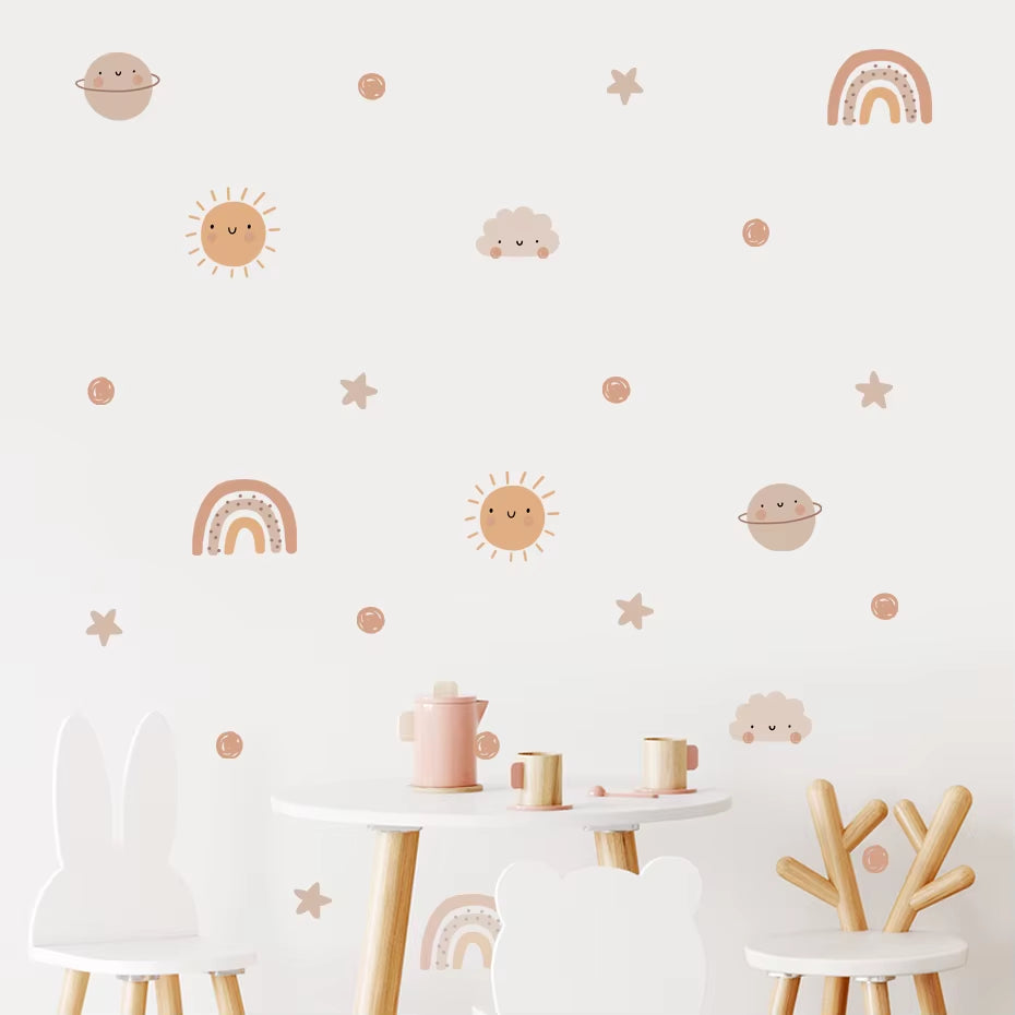  Cute Rainbow Wall Stickers 
