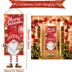 Christmas Hanging Flag Merry Christmas Decorations 