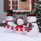 6.2FT Lighted Snowman