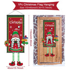Christmas Hanging Flag Merry Christmas Decorations 