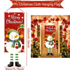 Christmas Hanging Flag Merry Christmas Decorations 