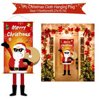 Christmas Hanging Flag Merry Christmas Decorations 