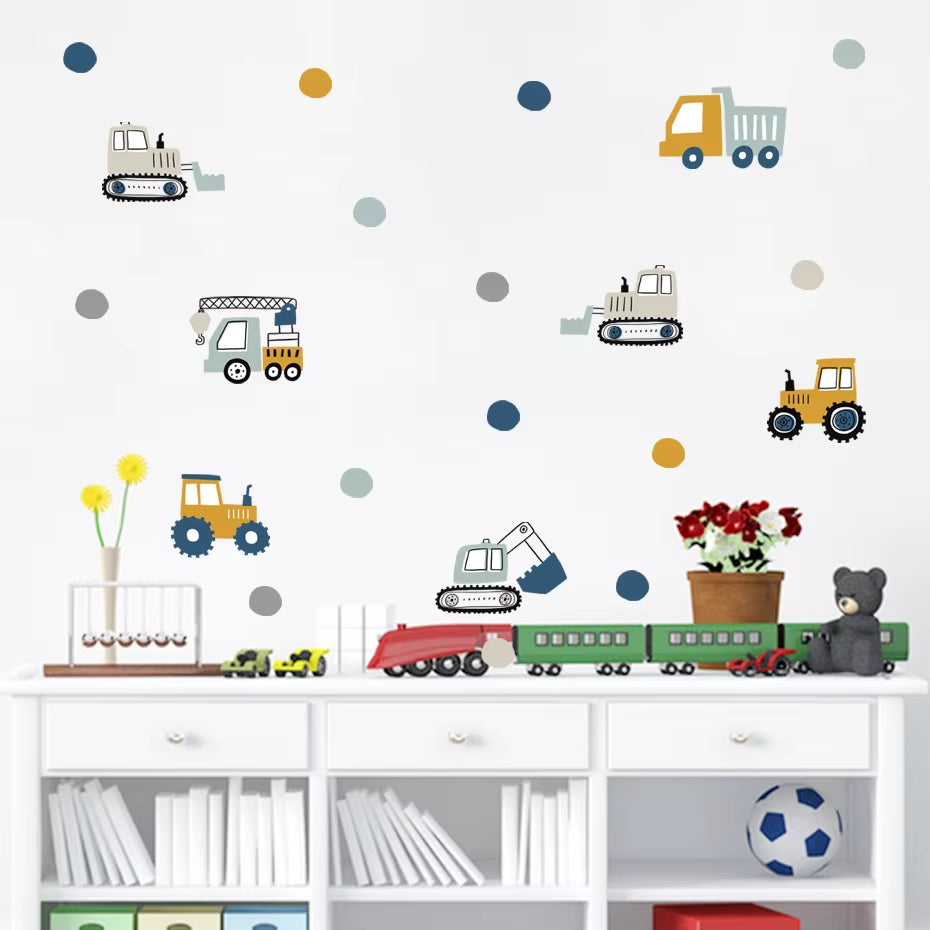 Urban Build Car Wall Stickers 