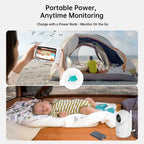 2K Video Baby Monitor with 2 Cameras 