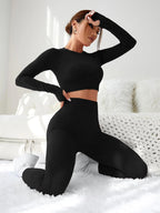 Dewbera Cut & Back Thumb Holes Sports Set 