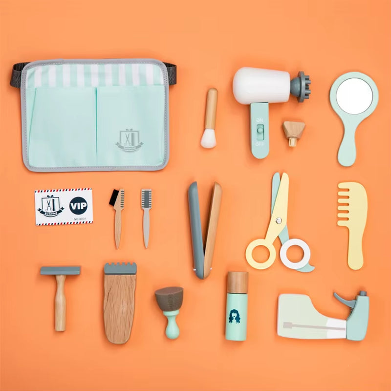 Beautiful Wooden Makeup Set/ Hairdressing Set