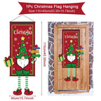Christmas Hanging Flag Merry Christmas Decorations 