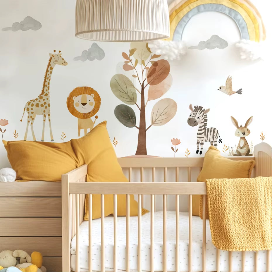  Wildlife Jungle Wall Sticker 