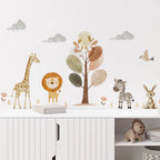  Wildlife Jungle Wall Sticker 