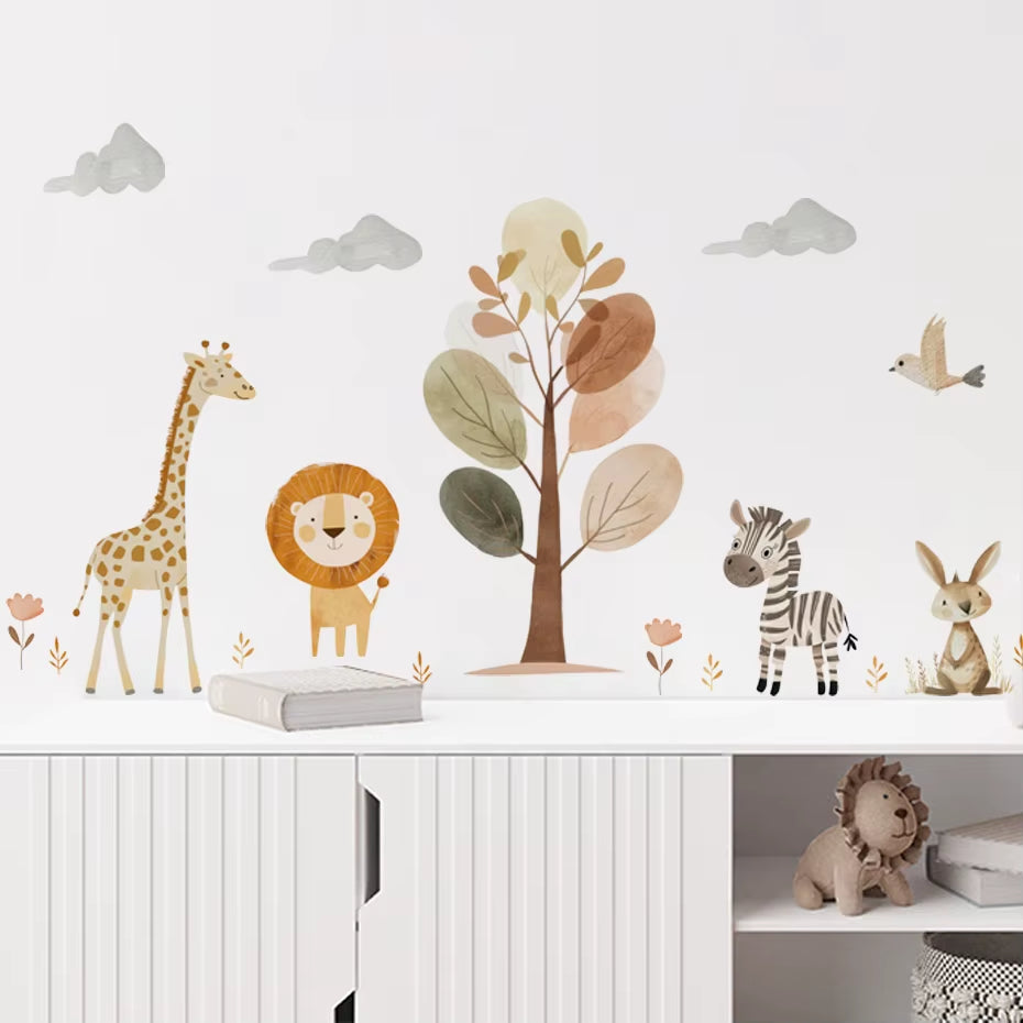  Wildlife Jungle Wall Sticker 