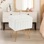 Faux Fur Seat with Storage Space