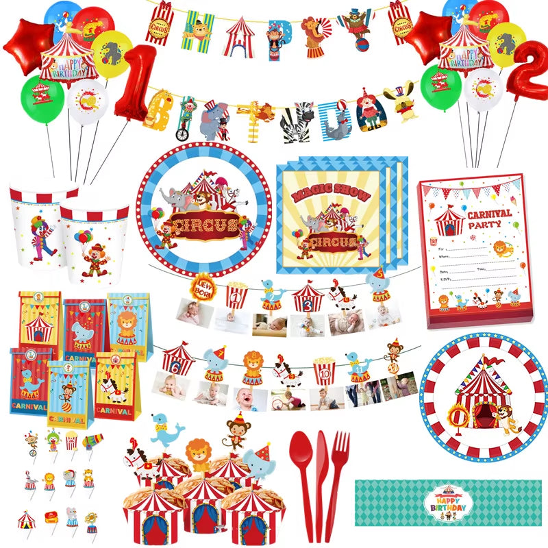 Circus Theme Birthday Decorations 