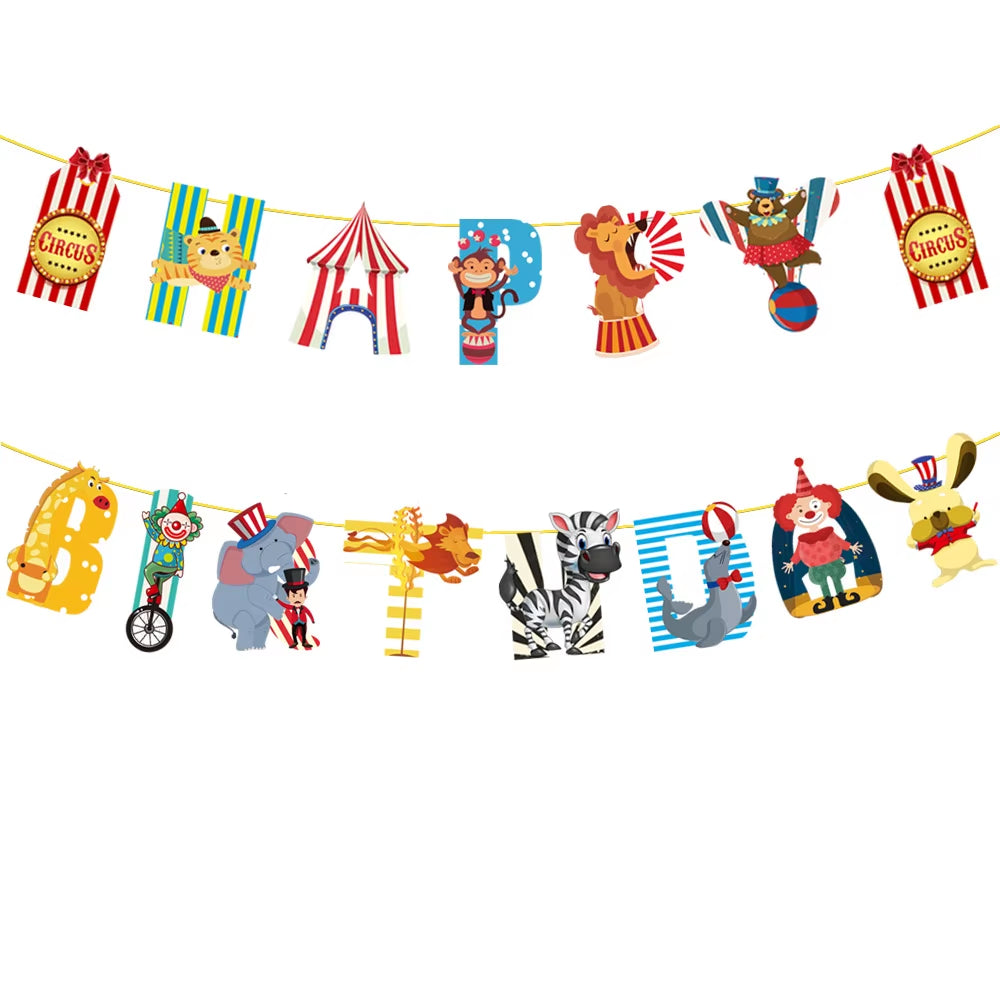 Circus Theme Birthday Decorations 