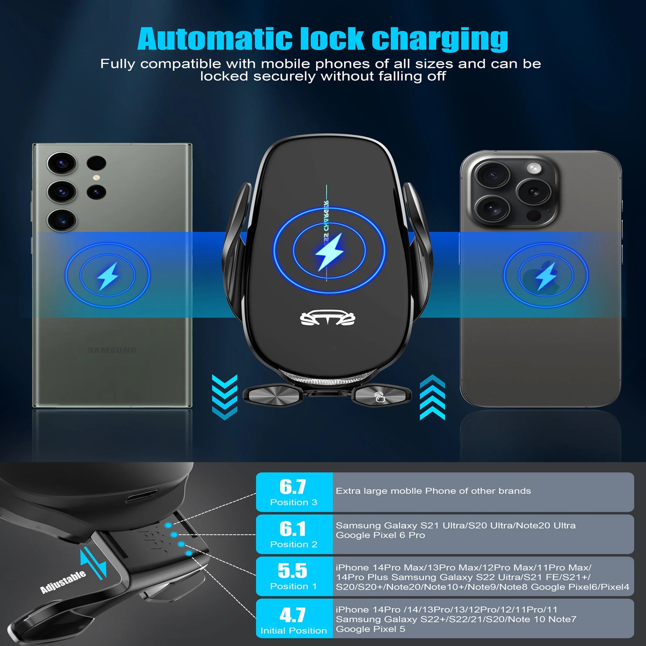 Wireless Charger for Car 