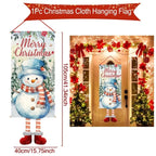 Christmas Hanging Flag Merry Christmas Decorations 