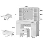 Makeup Vanity Set with Light